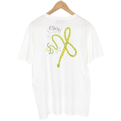 Gucci White Limited Edition Aria Collection Short Sleeve Cotton T-Shirt