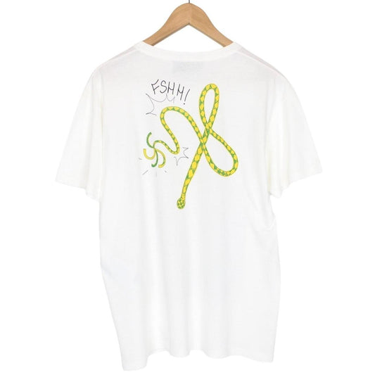 Gucci White Limited Edition Aria Collection Short Sleeve Cotton T-Shirt