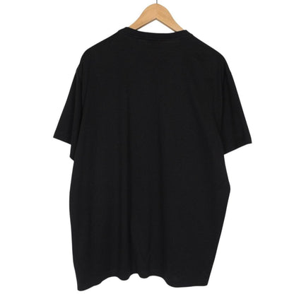 Burberry Black and White Logo Print Spellout Short Sleeve T-Shirt