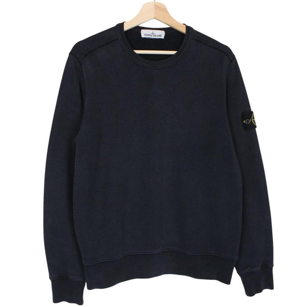 Stone Island AW 2019 Navy Blue Cotton Sweatshirt Jumper