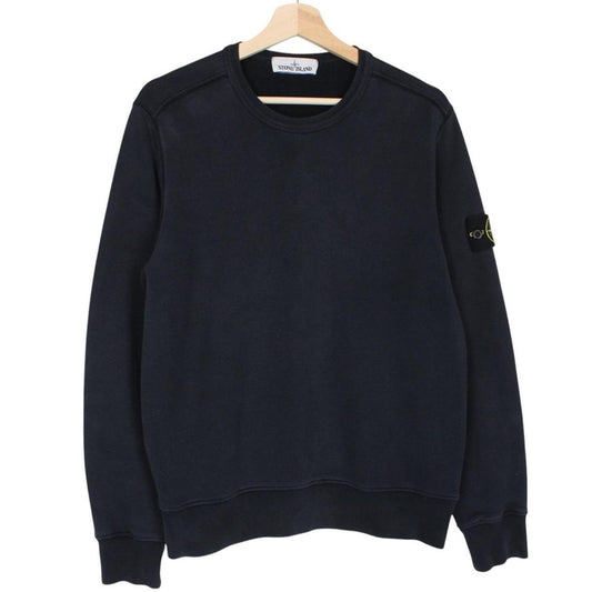 Stone Island AW 2019 Navy Blue Cotton Sweatshirt Jumper