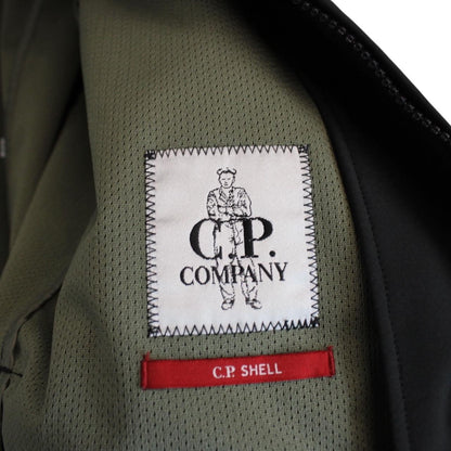 CP Company Black Full Zip Nylon Lens Bomber Jacket