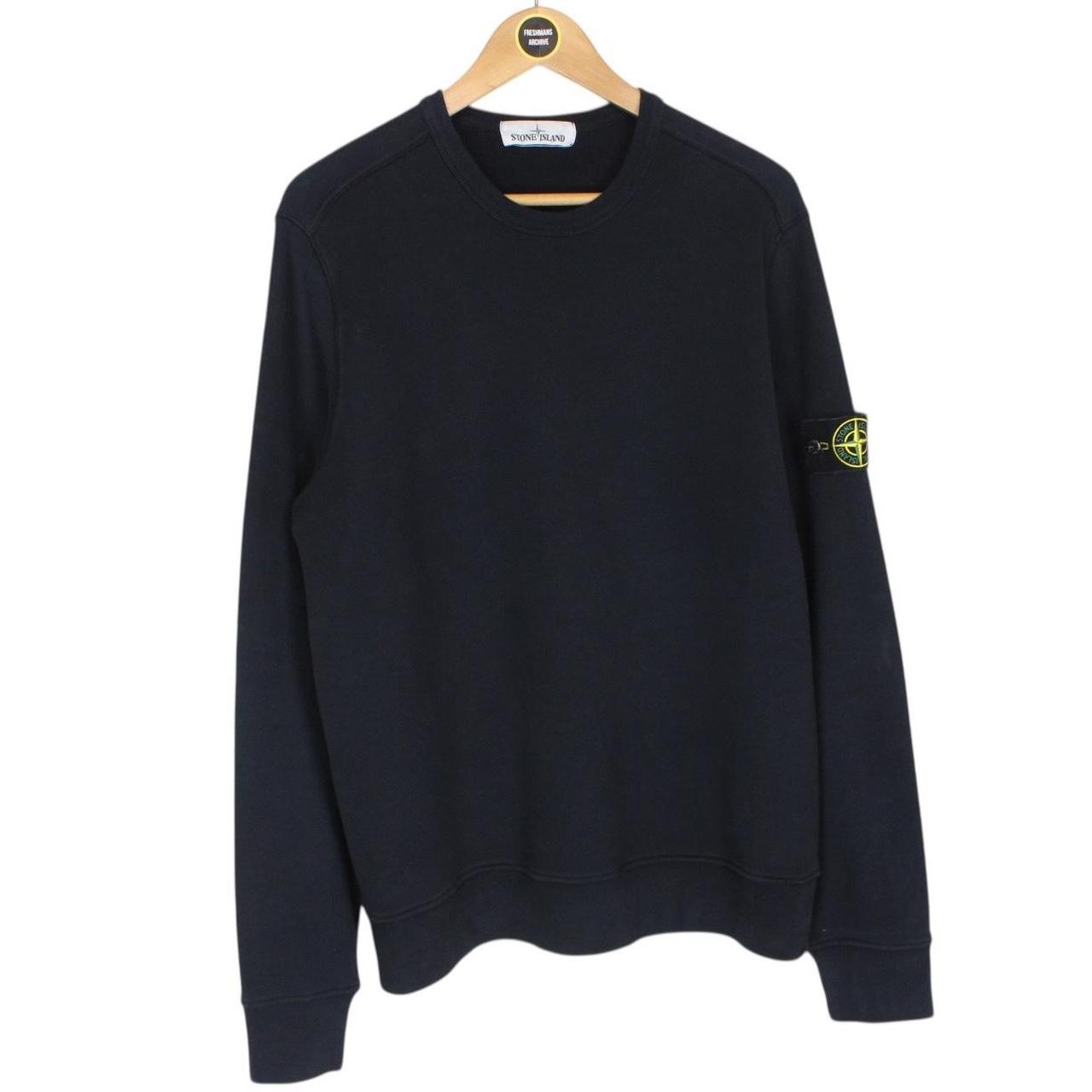 Stone Island AW 2019 Navy Blue Cotton Sweatshirt Jumper