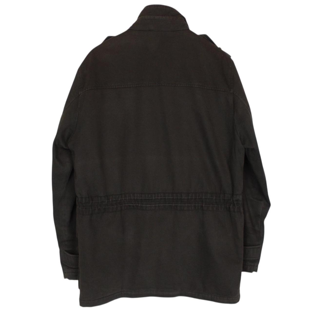 Burberry London Brown Multi Pocket Nova Check Lined Cotton Jacket