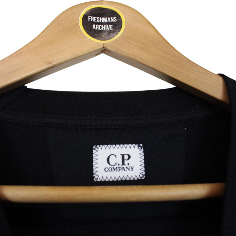 CP Company Navy Blue Goggle Lens Sweatshirt Jumper