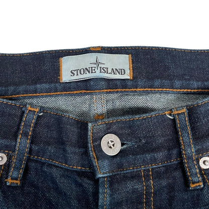 Stone Island AW 2018 Navy Blue Slim Fit Denim Jeans
