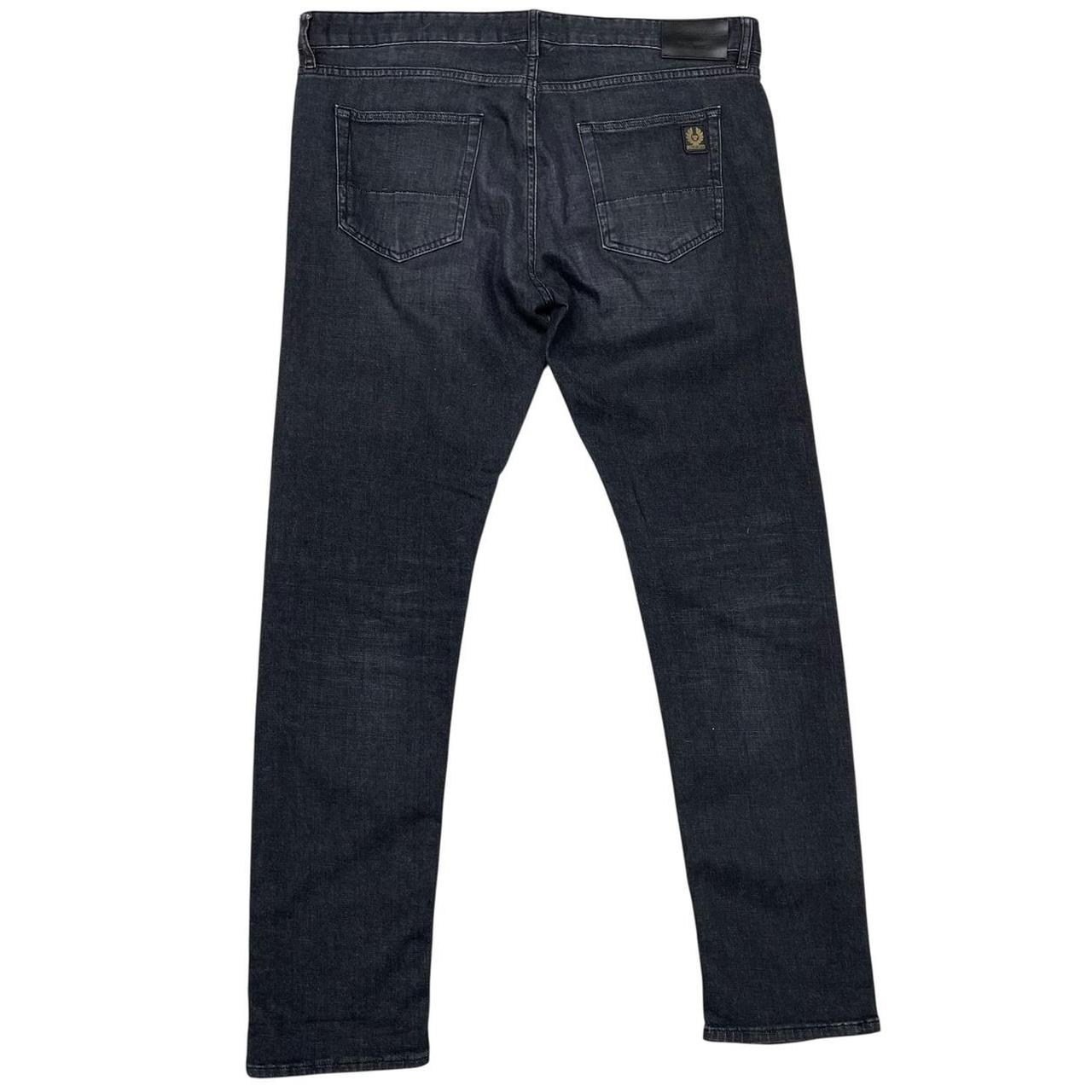 Belstaff Longton Black Slim Fit Denim Jeans