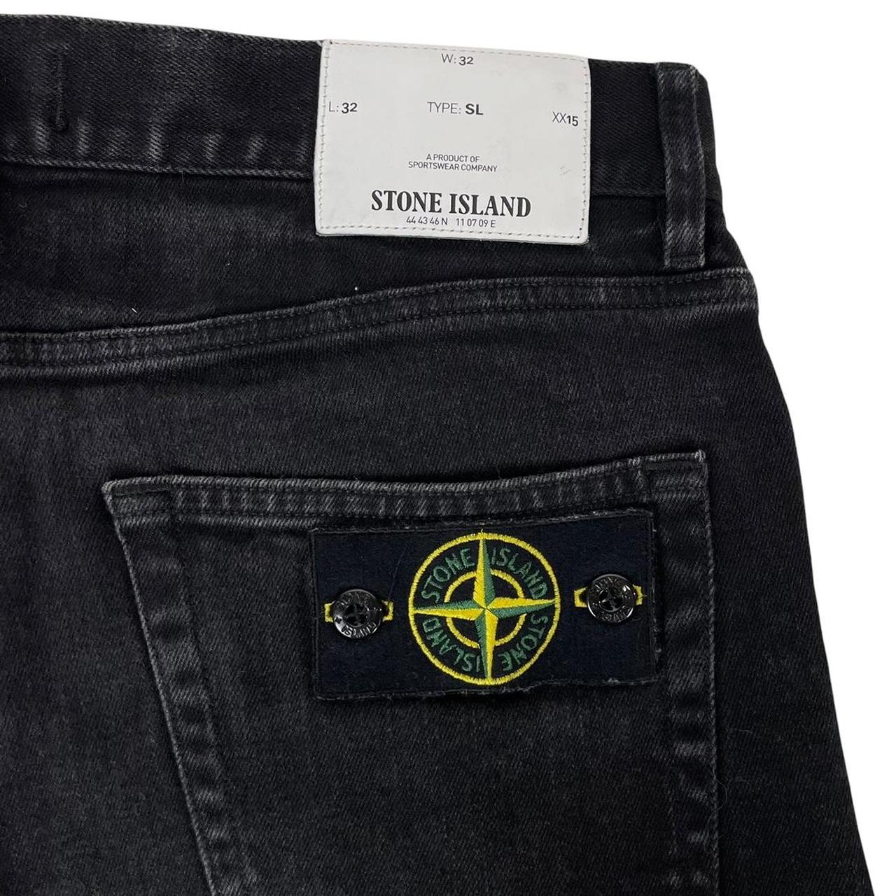 Stone Island AW 2017 Black Slim Fit Denim Jeans