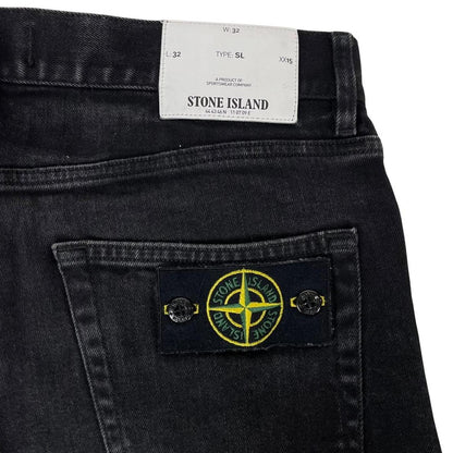 Stone Island AW 2017 Black Slim Fit Denim Jeans