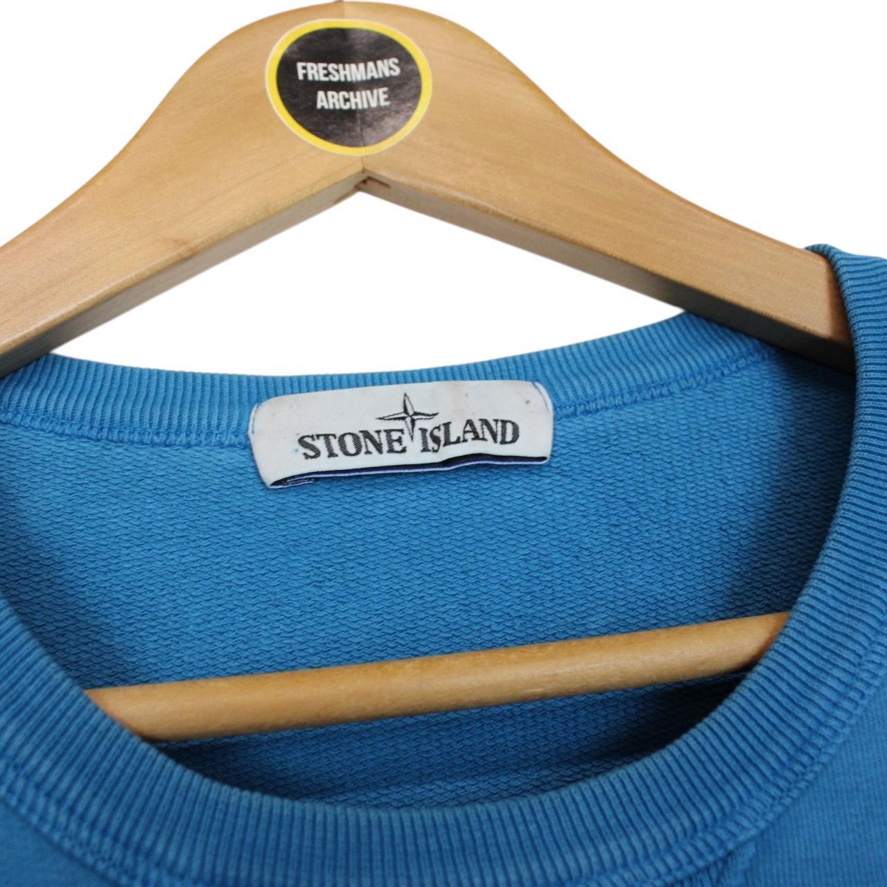 Stone Island SS 2018 Blue Cotton Sweatshirt Jumper