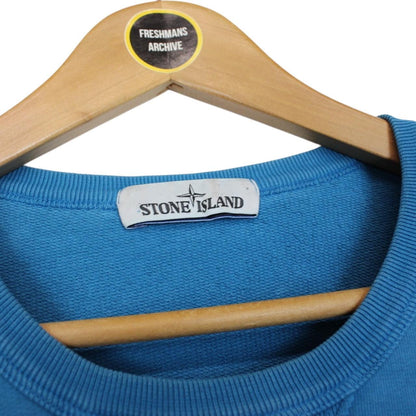 Stone Island SS 2018 Blue Cotton Sweatshirt Jumper