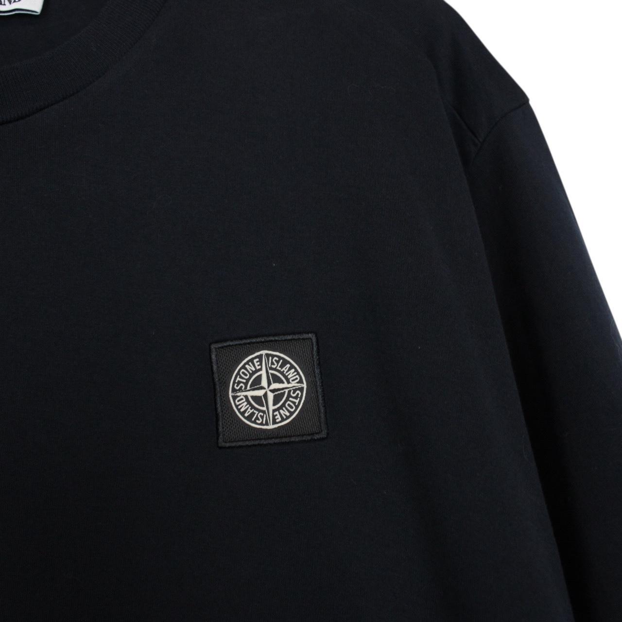 Stone Island Navy Blue Short Sleeve Compass T-Shirt