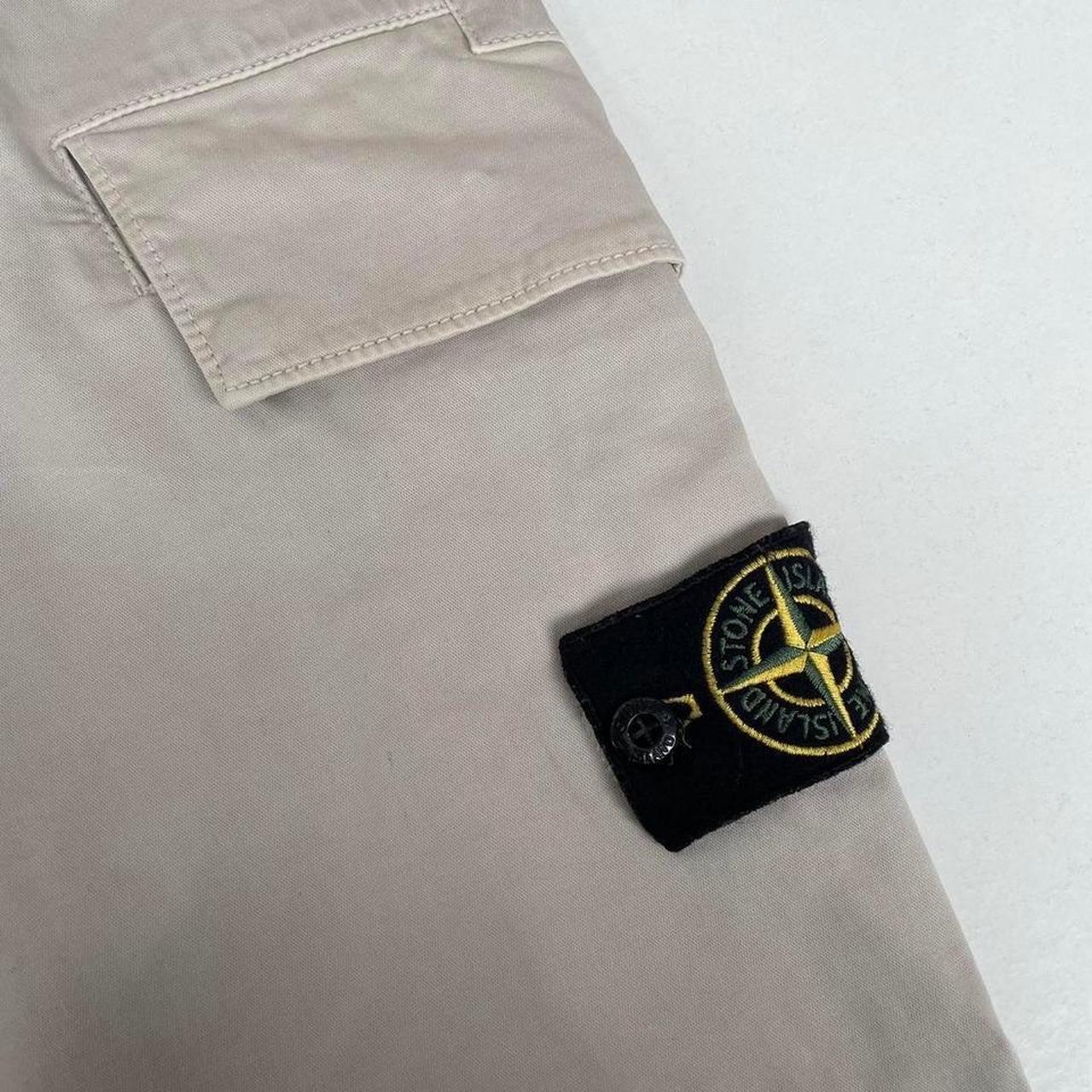 Stone Island SS 2018 Beige Skinny Fit Cargo Trousers