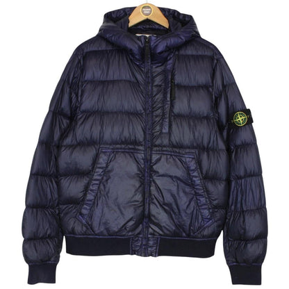 Stone Island AW 2014 Navy Blue Garment Dyed Down 26 GR x SQM_N Puffer Jacket