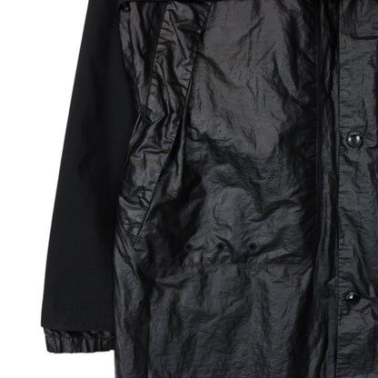 CP Company Black Gore-Tex Infinium G-Type Full Zip Lens Long Jacket