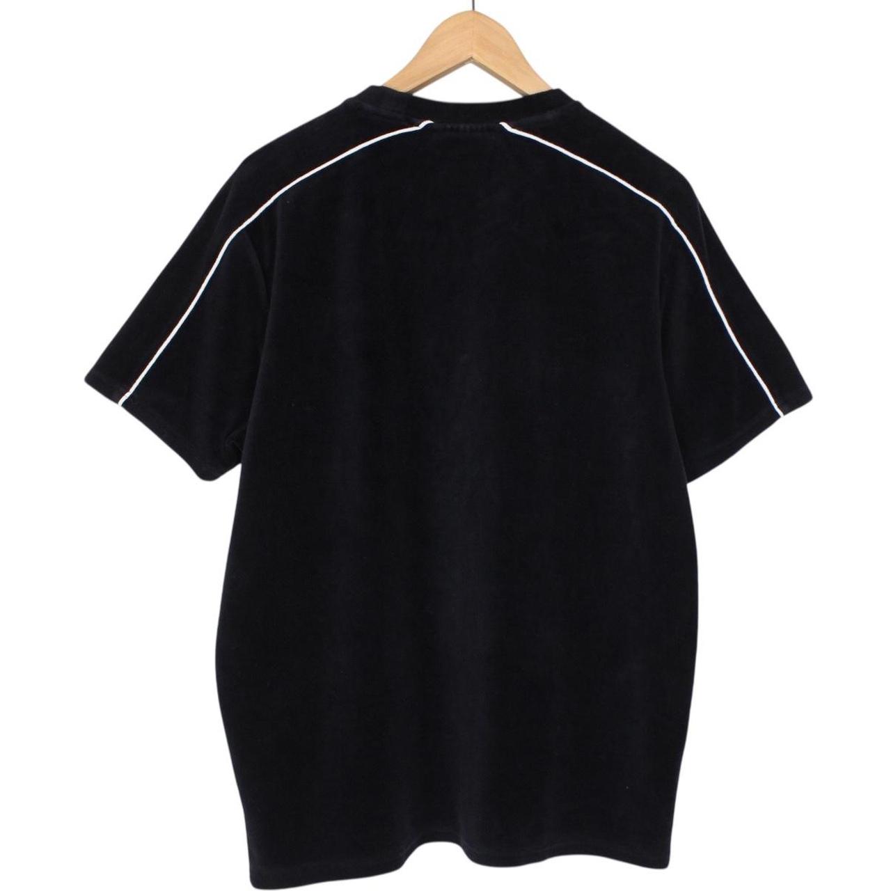 Fila Vintage 110 Velour Hector Navy Blue Short Sleeve Cotton T-Shirt