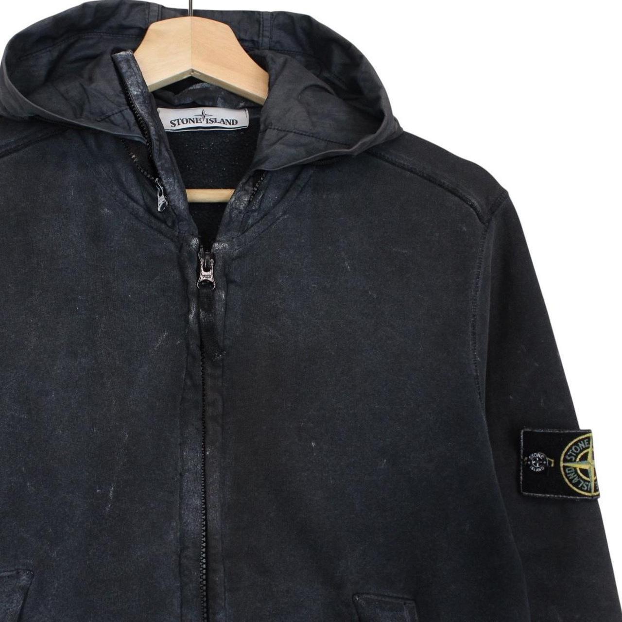 Stone Island AW 2017 Navy Blue Frost Hoodie Jumper