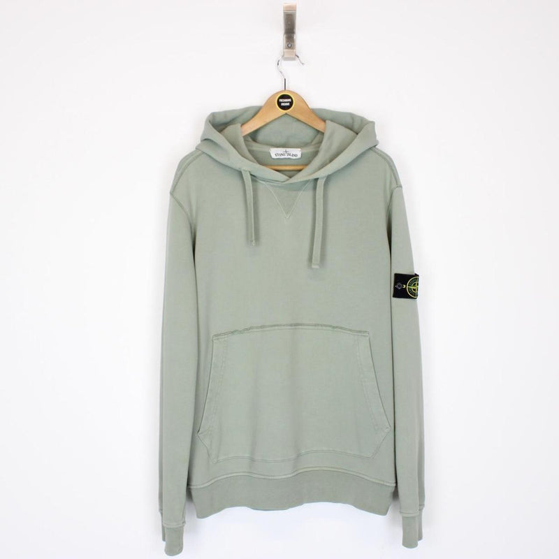 Stone Island SS 2019 Green Cotton Hoodie Jumper