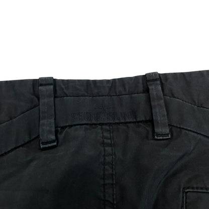 Stone Island AW 2022 Black RE-T Fit Cargo Trousers