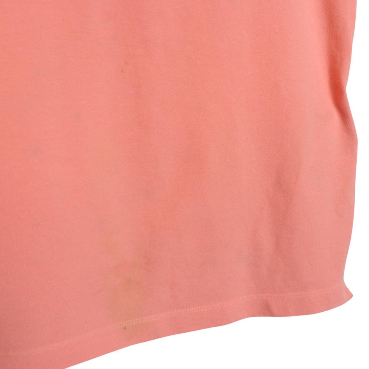 Stone Island AW 2022 Peach Orange Short Sleeve Compass Cotton Polo Shirt