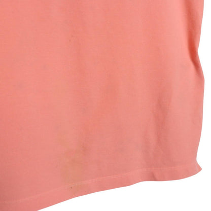 Stone Island AW 2022 Peach Orange Short Sleeve Compass Cotton Polo Shirt