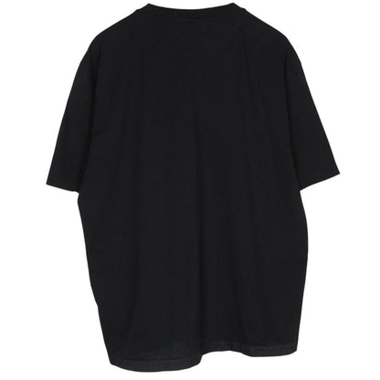 Prada Black Short Sleeve Cotton Badge Re-Nylon Pocket T-Shirt