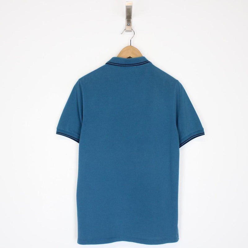 Stone Island Blue Short Sleeve Compass Polo Shirt