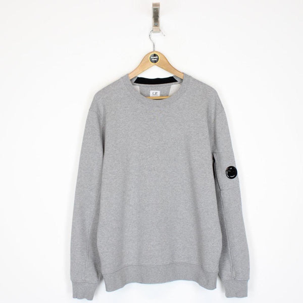 CP Company Grey Lens Sweatshirt Jumper