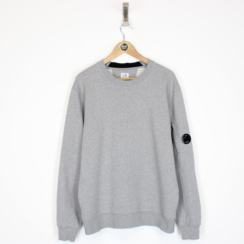 CP Company Grey Lens Sweatshirt Jumper