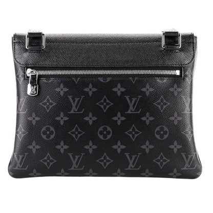 Louis Vuitton LV Monogram Black Leather/Canvas Taigarama Outdoor Messenger Bag