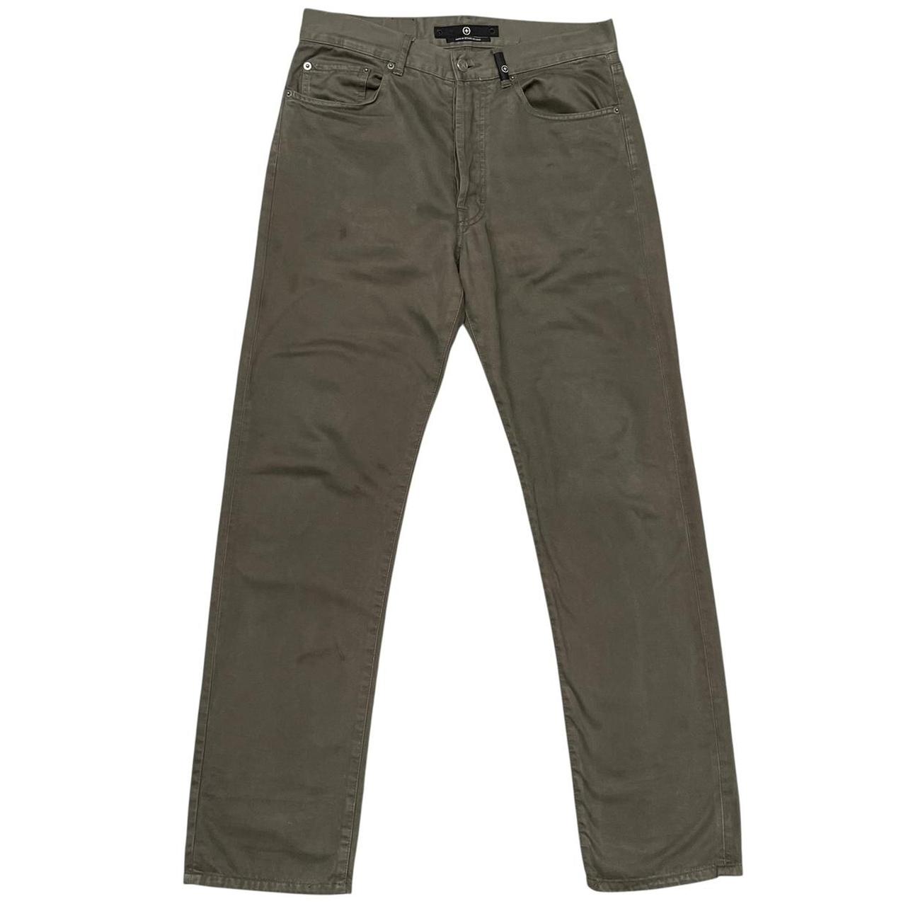 Vintage Stone Island Denims AW 2005 Khaki Green Cotton Trousers
