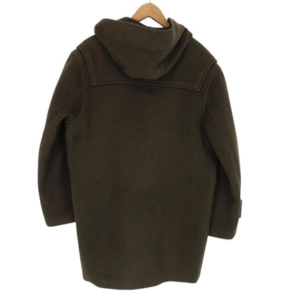 Vintage Burberry London Khaki Green Wool Duffle Coat