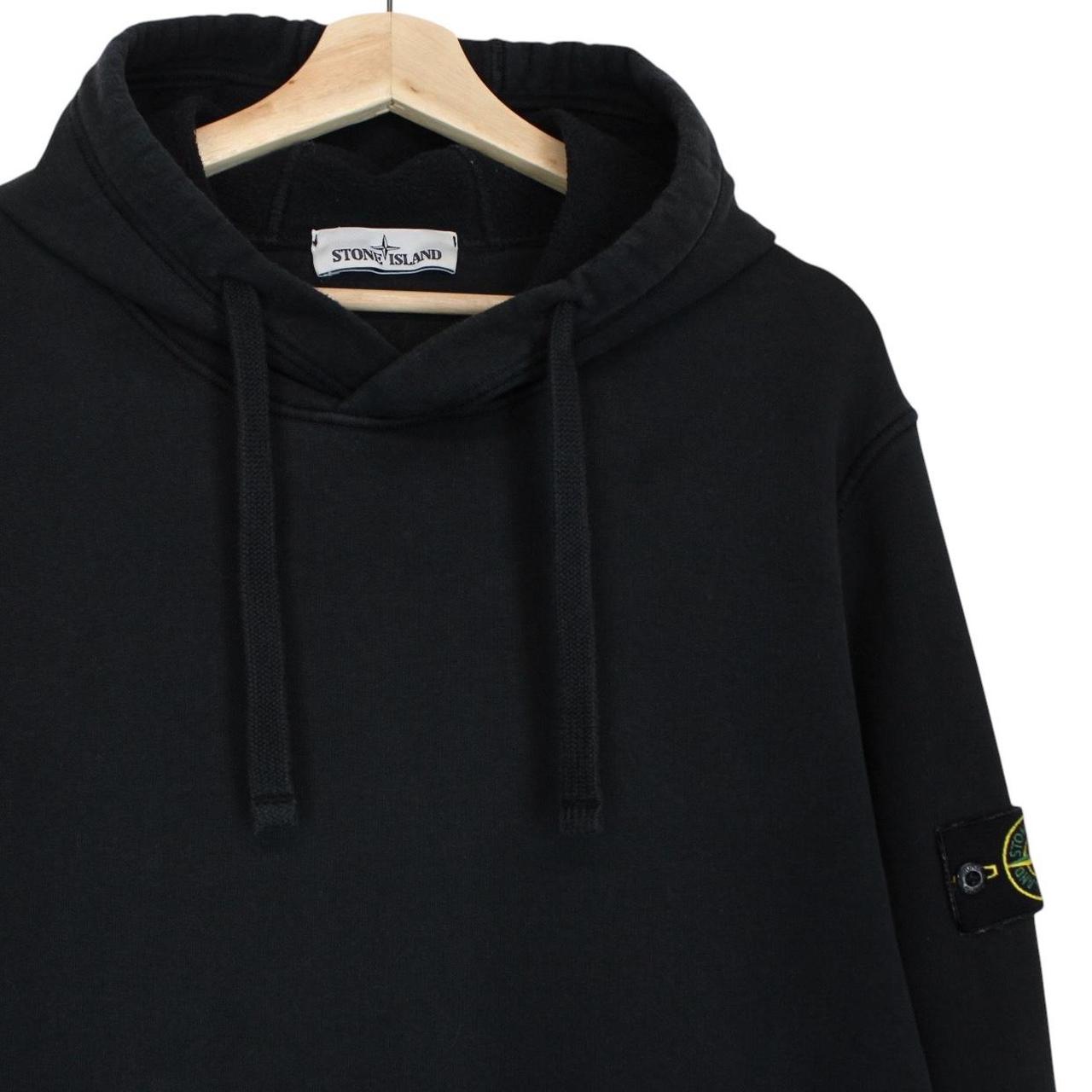 Stone Island AW 2020 Black Cotton Hoodie Jumper