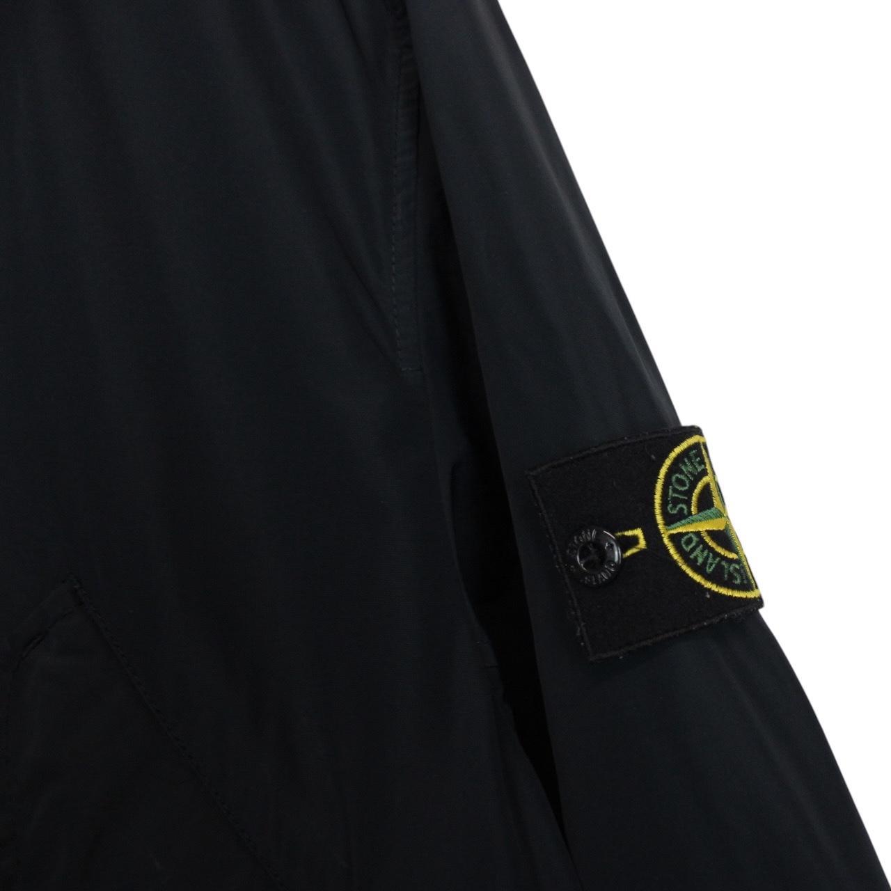 Stone Island SS 2018 Navy Blue Micro Reps Full Zip Parka Jacket