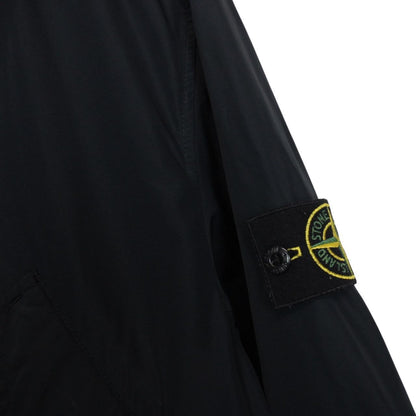 Stone Island SS 2018 Navy Blue Micro Reps Full Zip Parka Jacket
