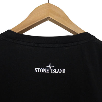 Stone Island SS 2017 Black Short Sleeve Logo Print T-Shirt