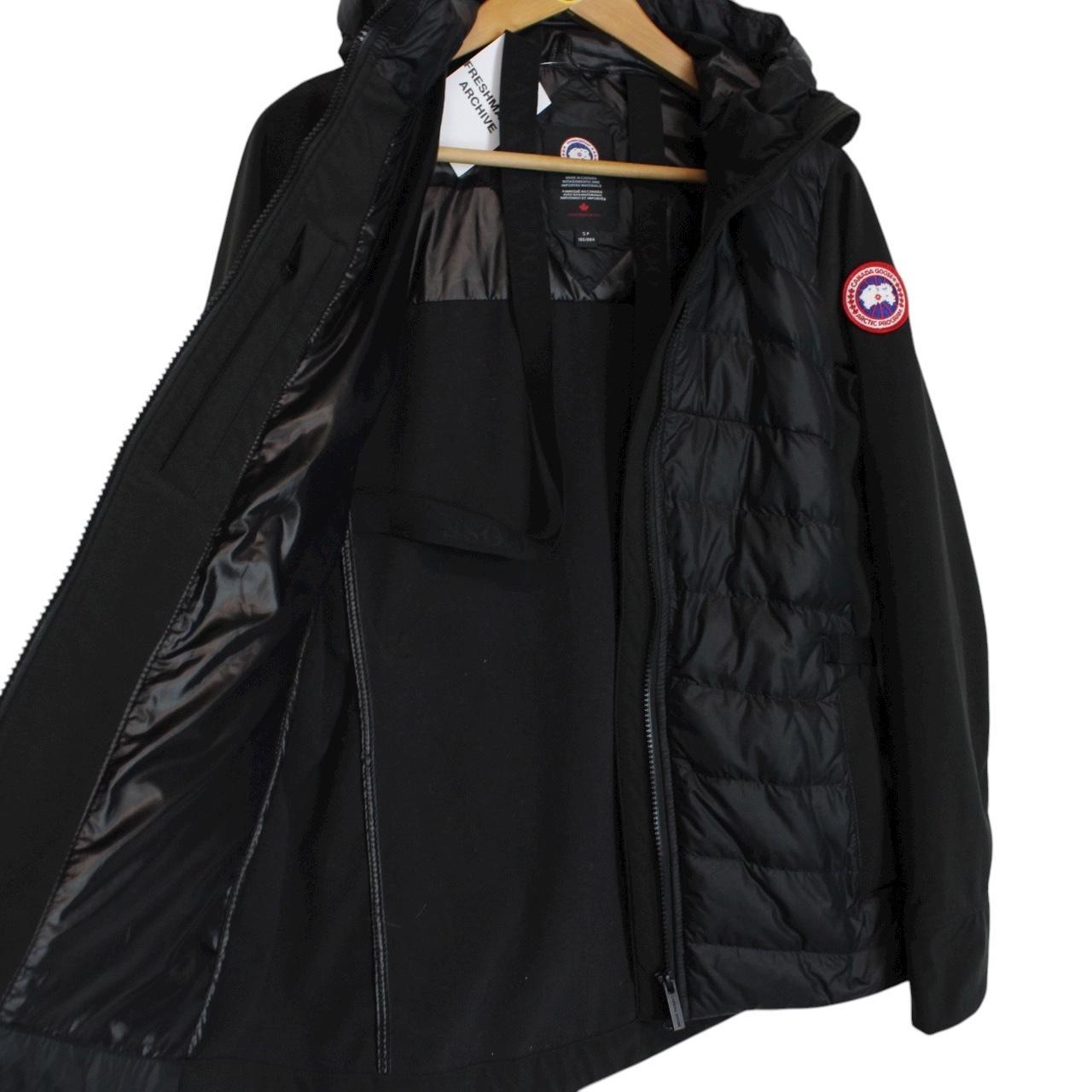 Canada Goose Black Down Hybridge Thornbury Hoody Jacket
