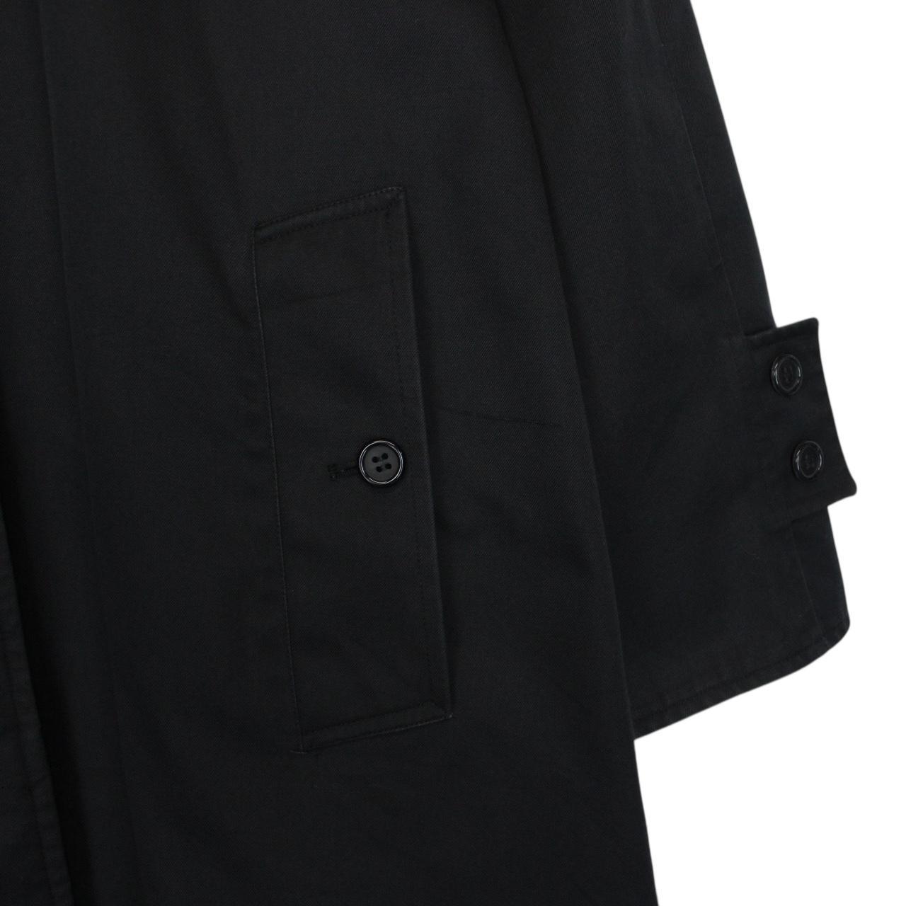 Vintage 90s Burberry Black Pimlico Cotton Trench Coat