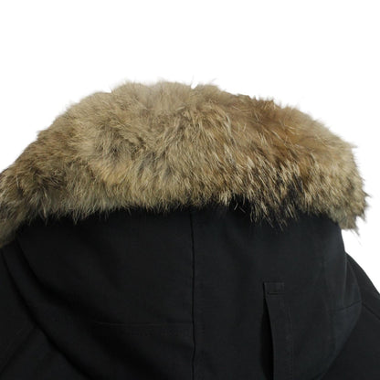 Canada Goose Black Chilliwack Bomber Down Jacket with Fur Trim