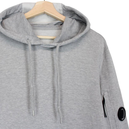 CP Company Grey Lens Cotton Hoodie Jumper