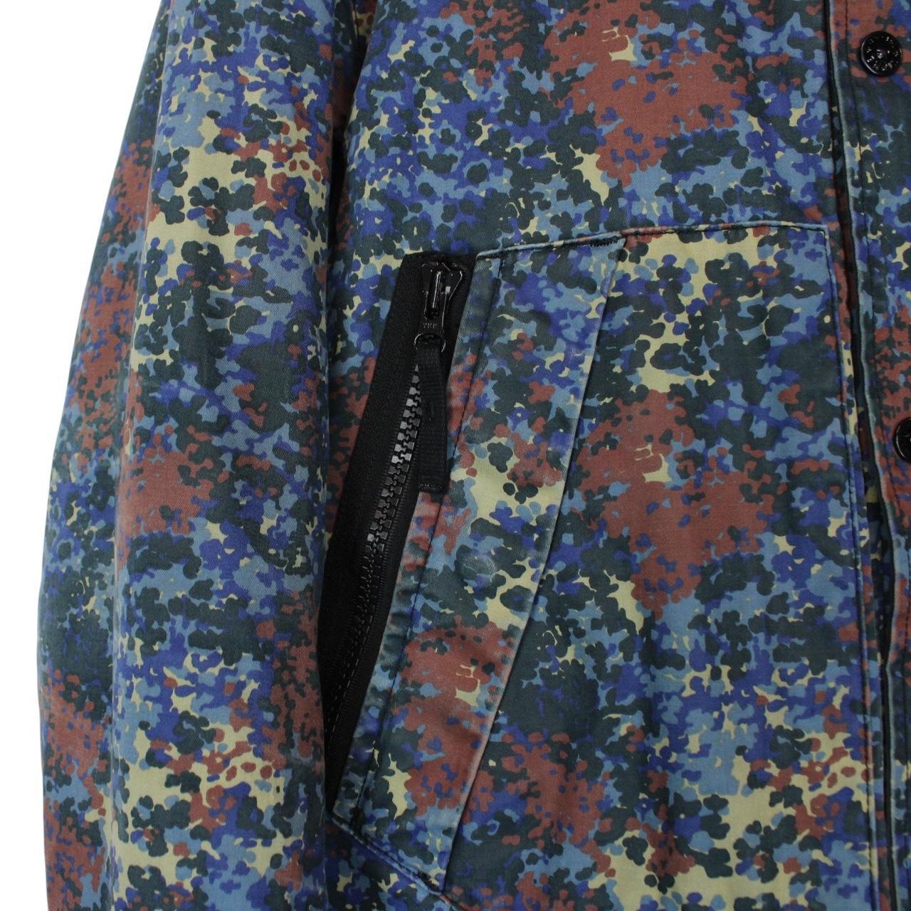 Stone Island AW 2013 Multicoloured Raso Gommato Camo OVD Jacket