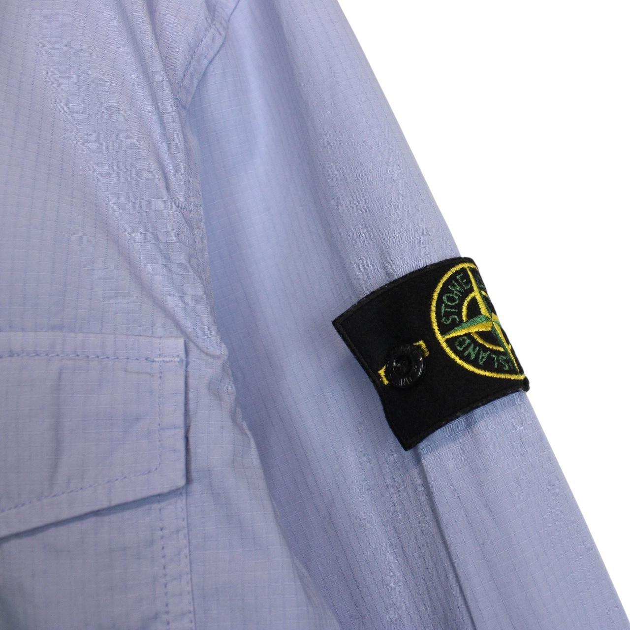 Stone Island SS 2019 Lilac Cotton Ripstop Overshirt Jacket