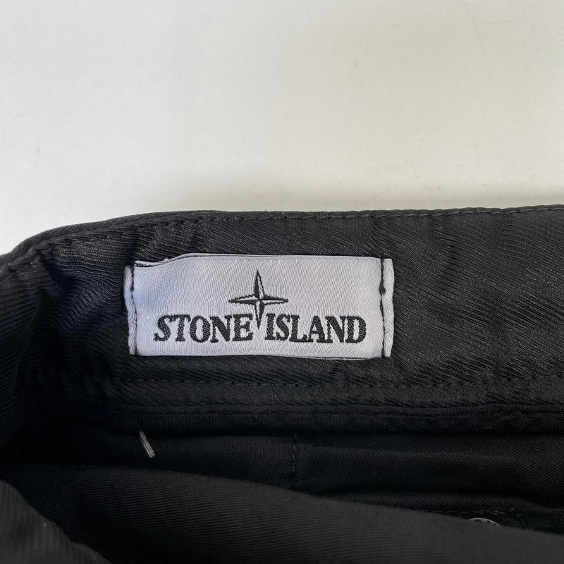 Stone Island AW 2020 Black Skinny Fit Cargo Trousers