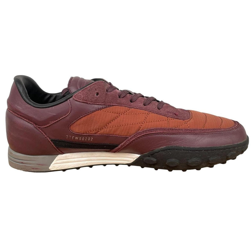 Stone Island Burgundy and Orange Football Trainers