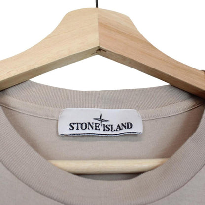 Stone Island Beige Short Sleeve Compass T-Shirt