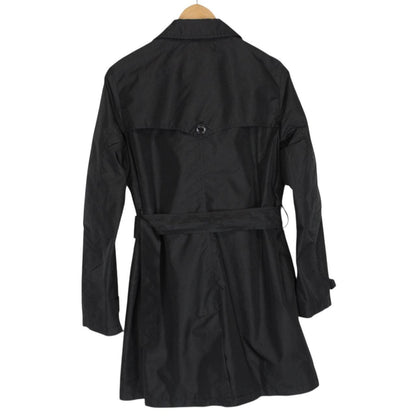 Vintage Prada Black Nylon Belted Trench Coat