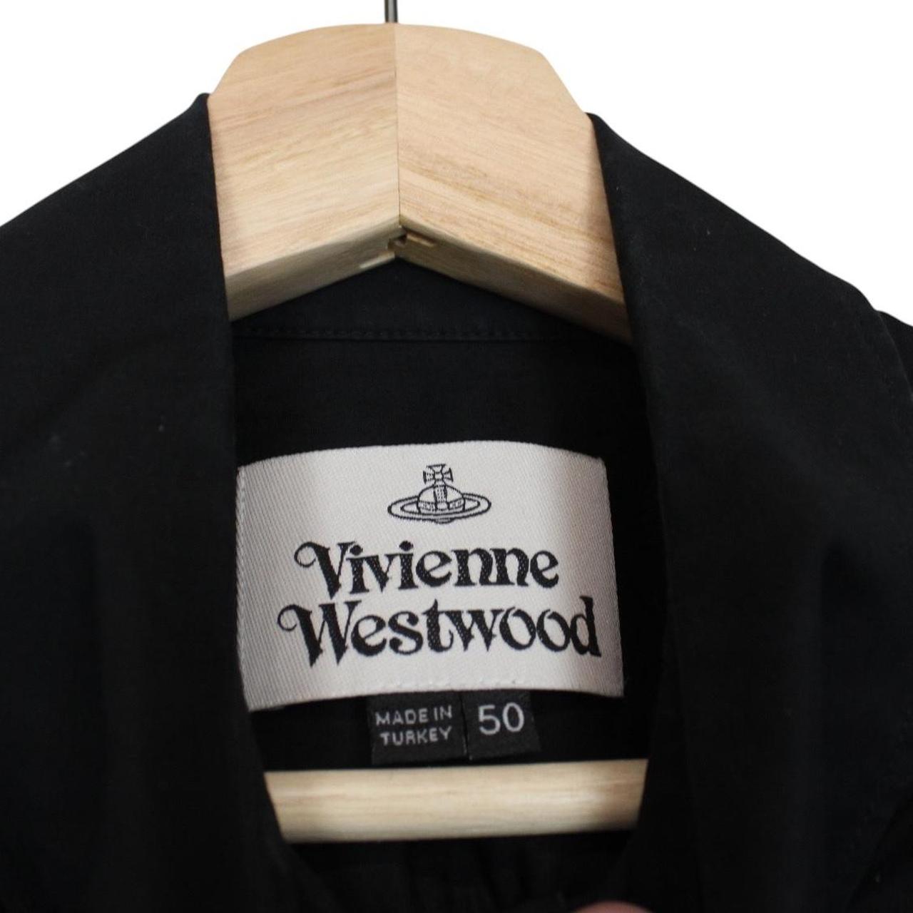 Vivienne Westwood Black Long Sleeve Orb Cotton Shirt Shirt