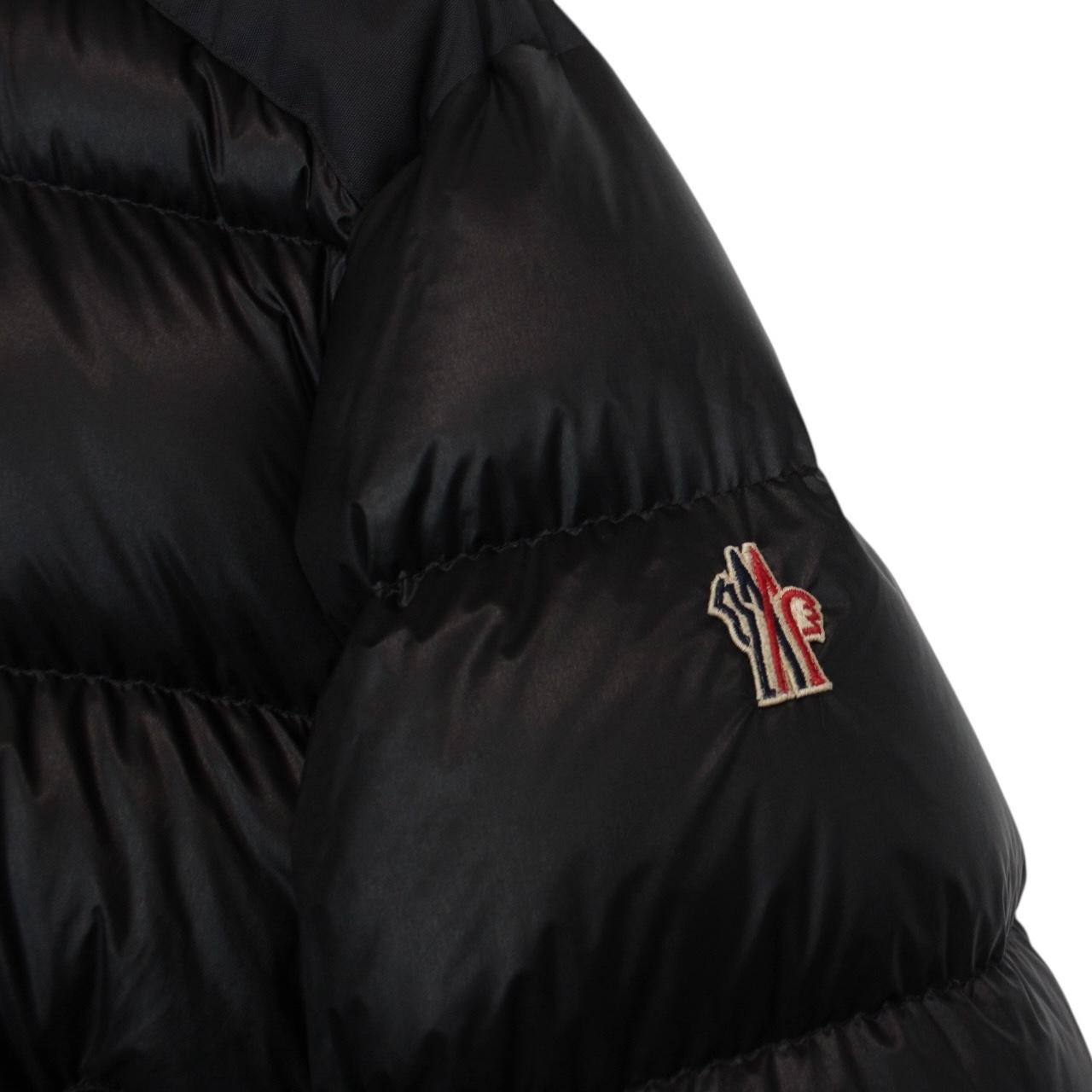 Moncler Grenoble Hintertux Black Full Zip Down Hooded Jacket