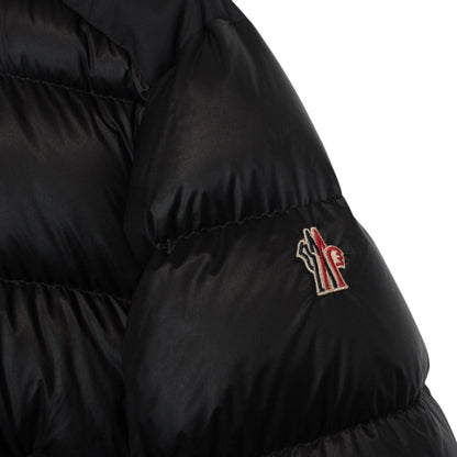 Moncler Grenoble Hintertux Black Full Zip Down Hooded Jacket