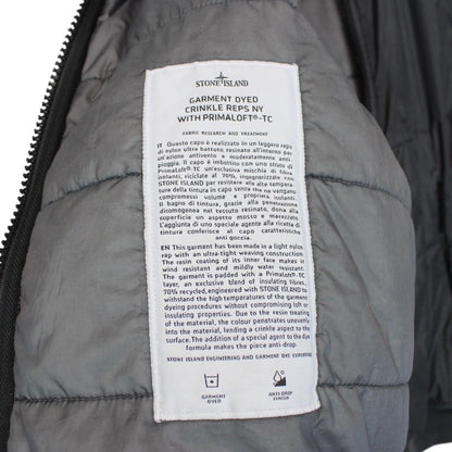 Stone Island AW 2020 Grey Garment Dyed Crinkle Reps NY Primaloft Jacket